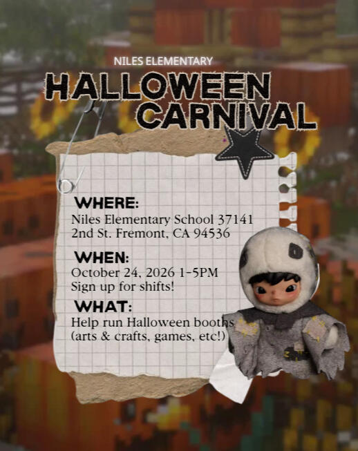 10.024.26 Niles Elementary Halloween Carnival Fremont, CA